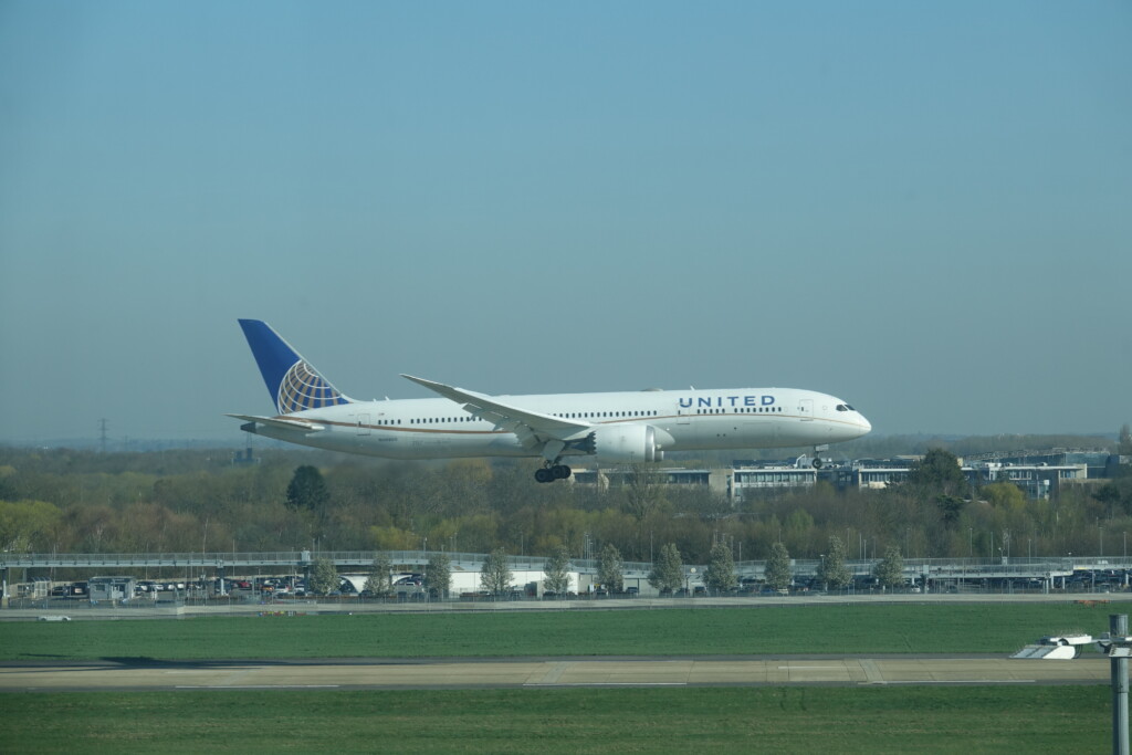 a plane taking off from an airport