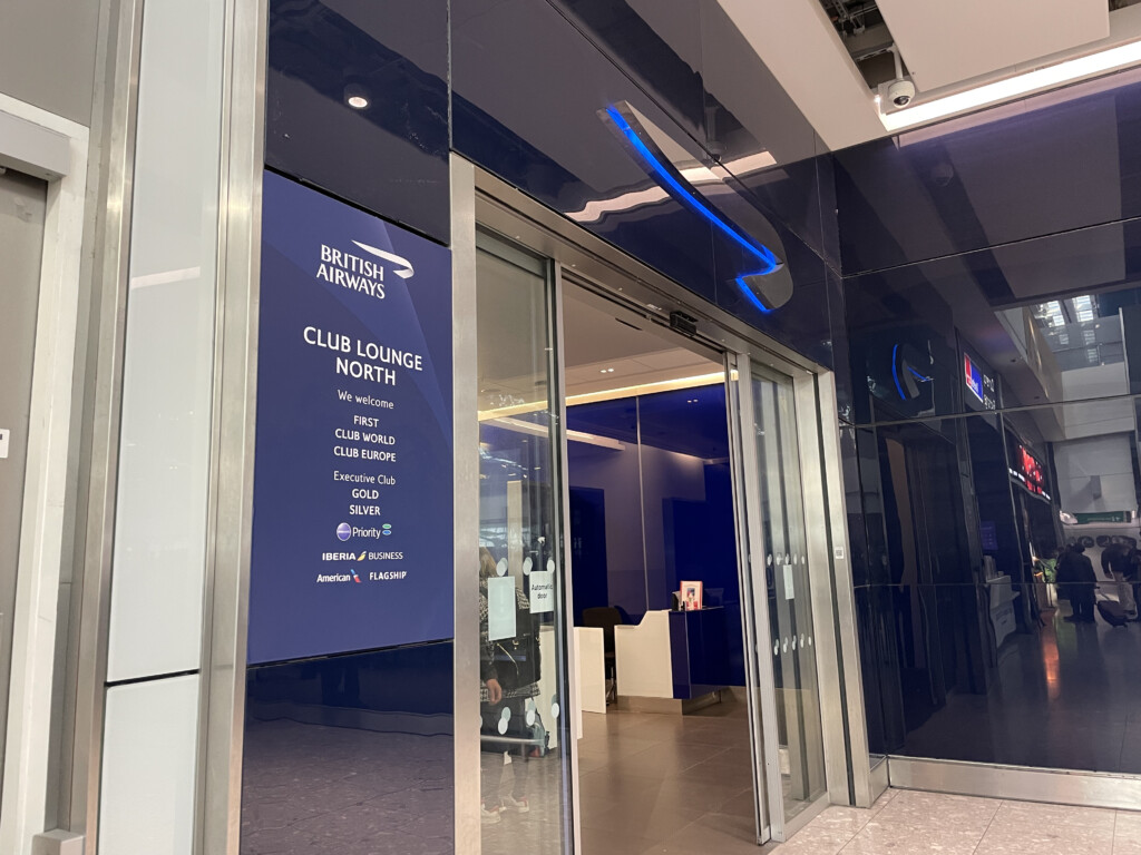 a glass doors leading to a building