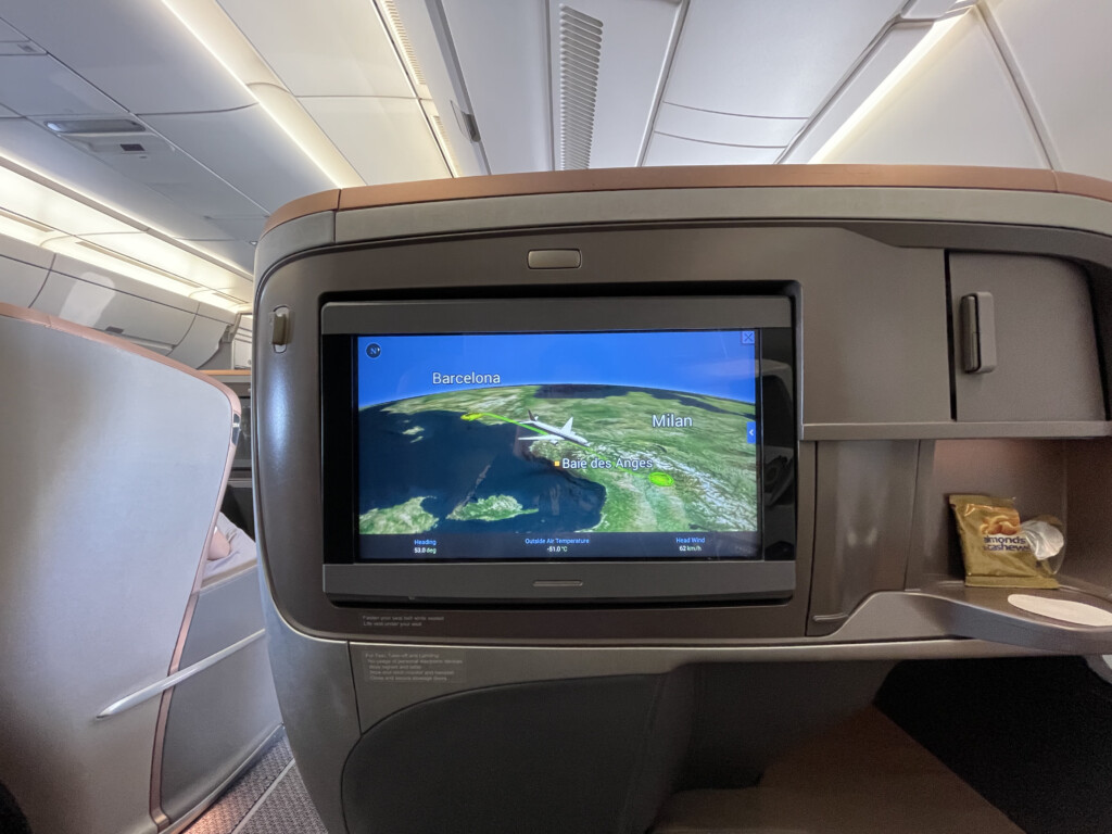 a screen on a plane