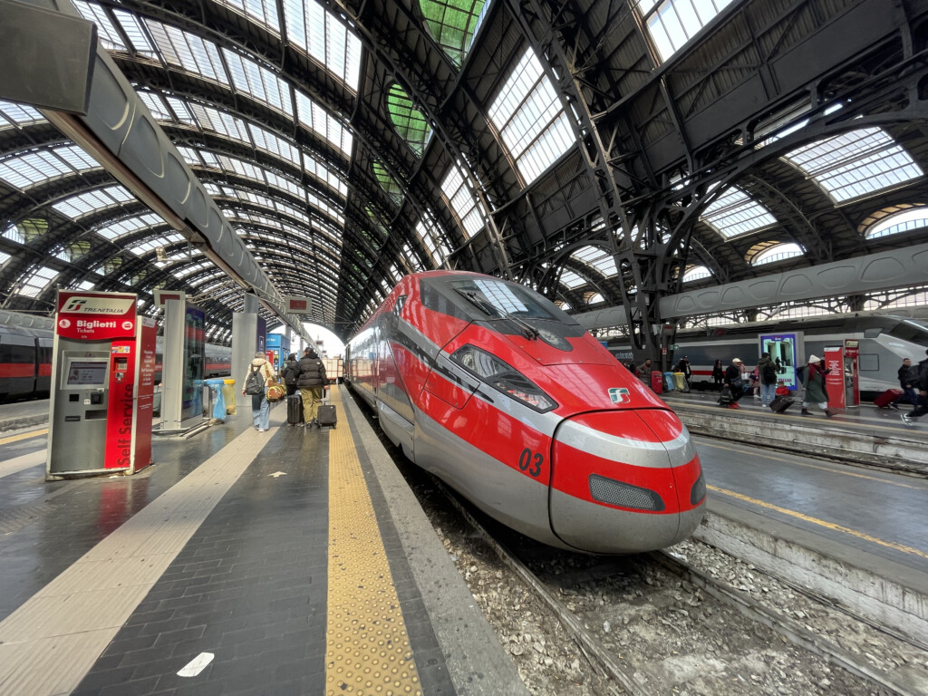 a train at a train station