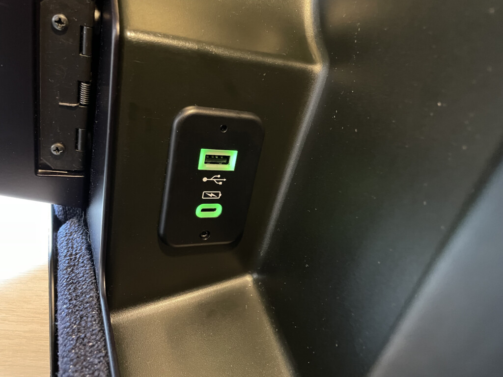 a usb port in a car