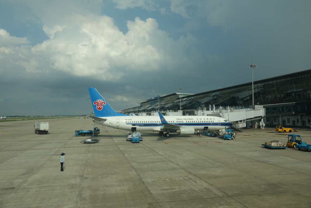 a plane on the tarmac