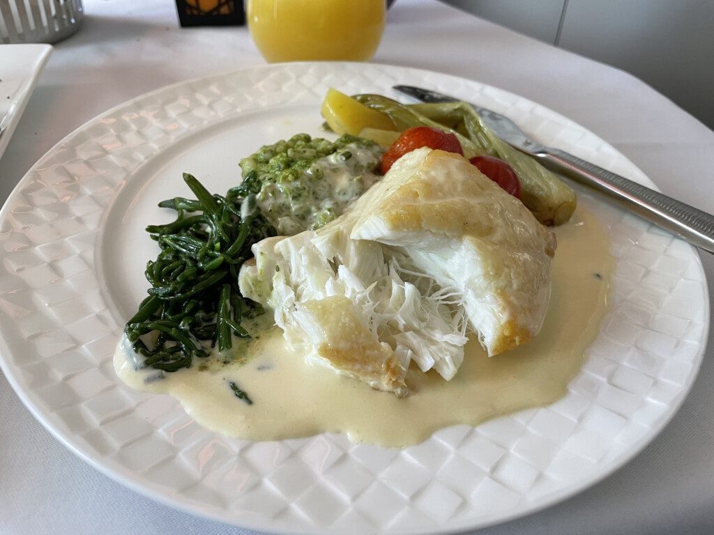 a plate of food on a table