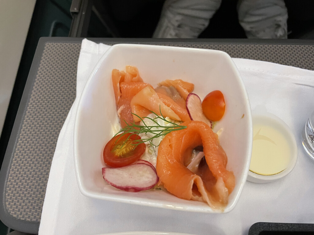 a bowl of food on a table