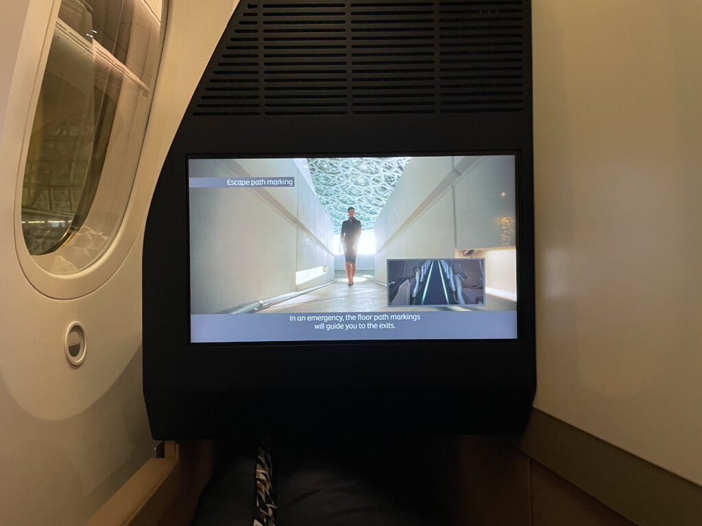 a screen on a plane