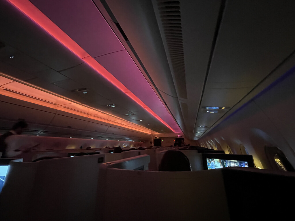 a row of seats in an airplane