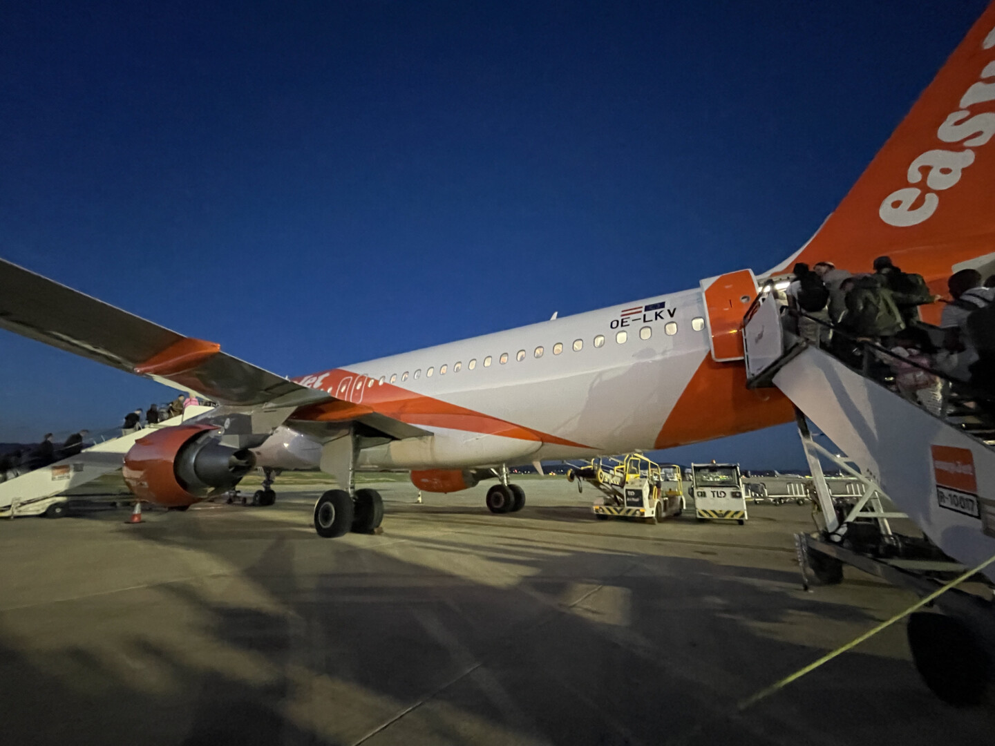 an airplane on the tarmac