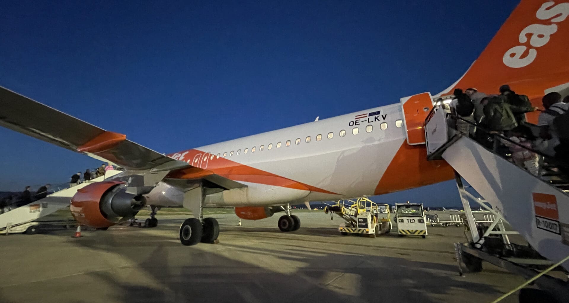 an airplane on the tarmac