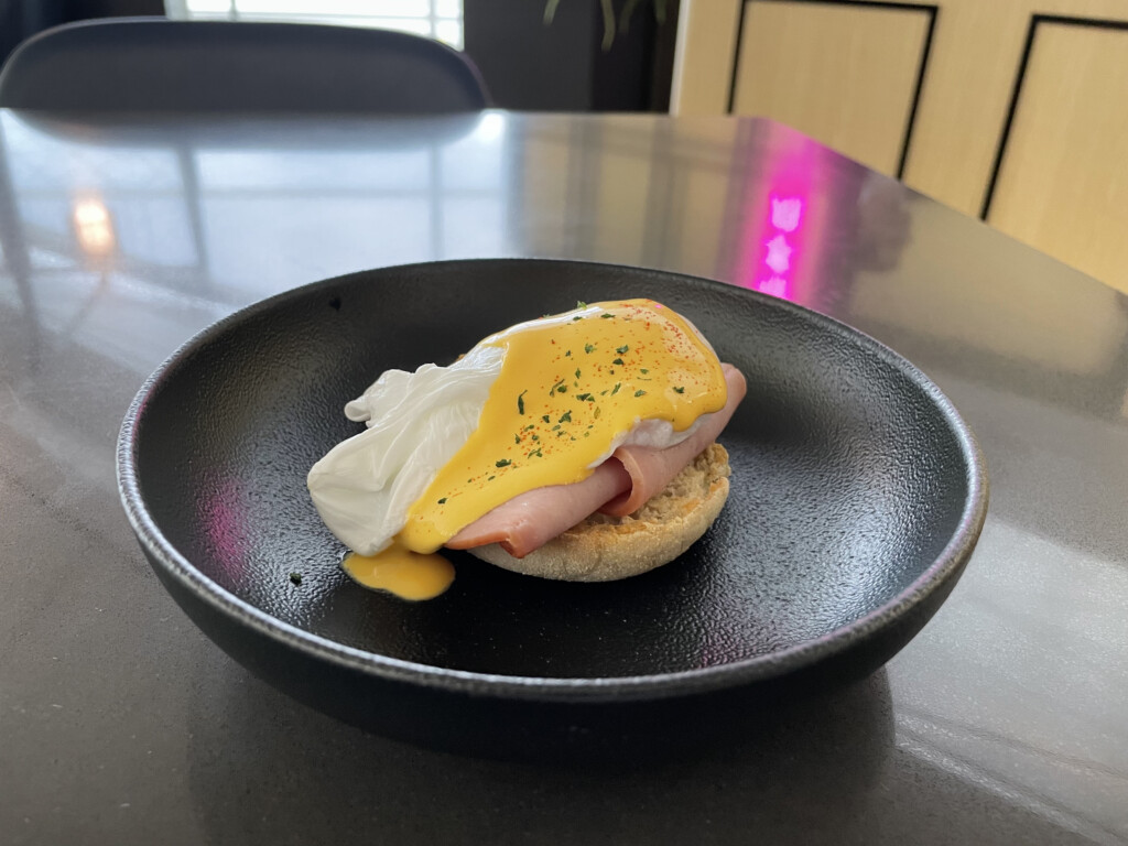 a plate of food on a table