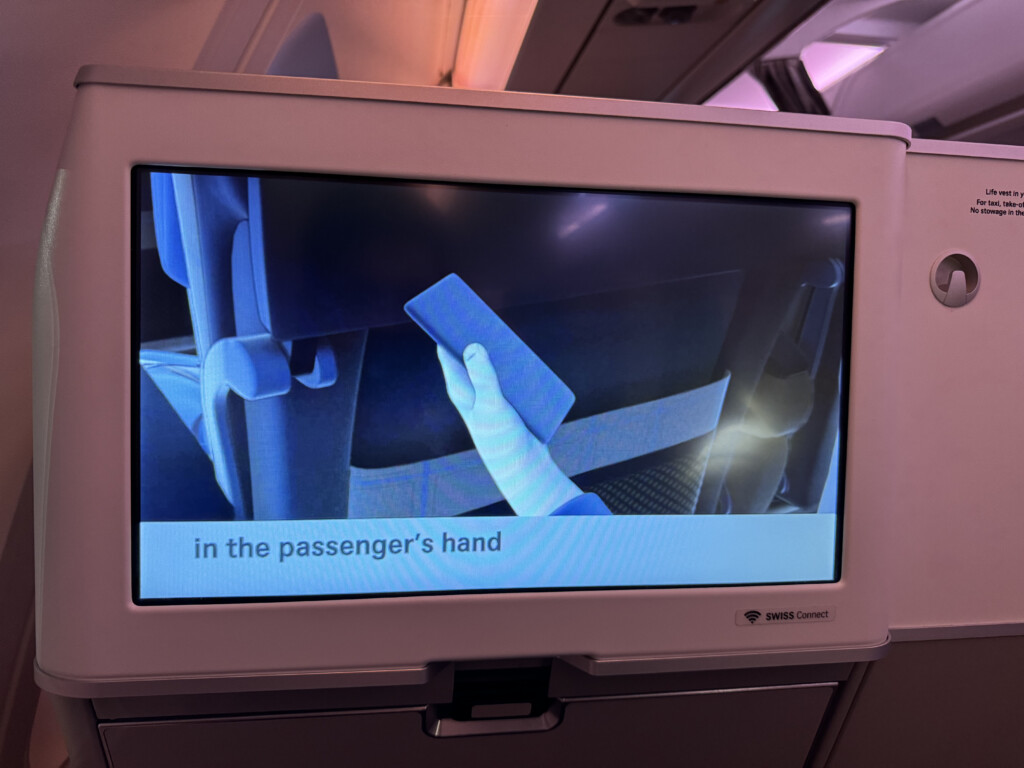 a screen on a plane