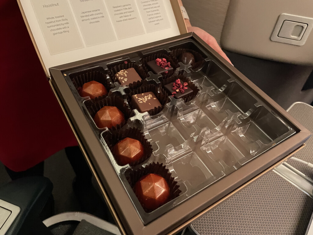 a box of chocolates