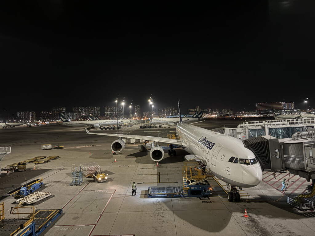 an airplane at an airport