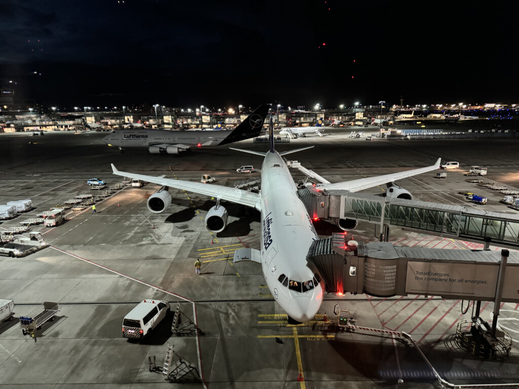 an airplane at an airport