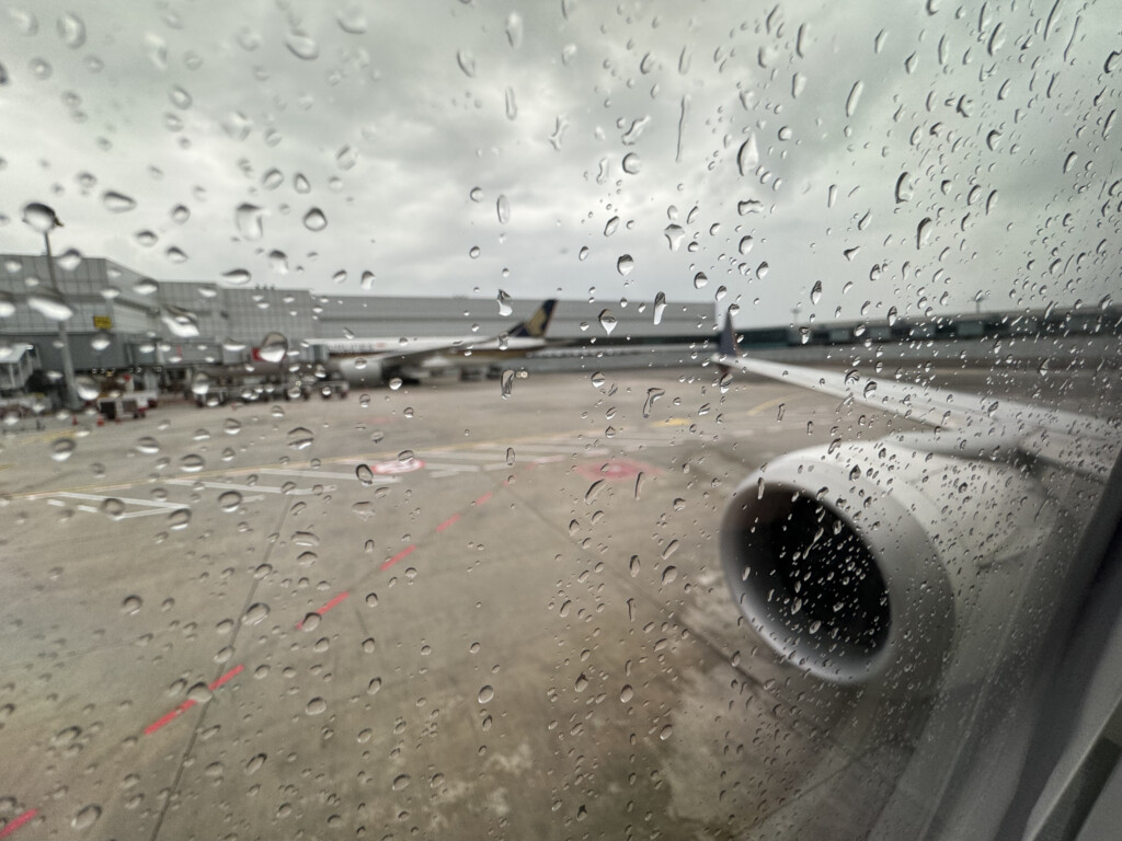 water drops on a window