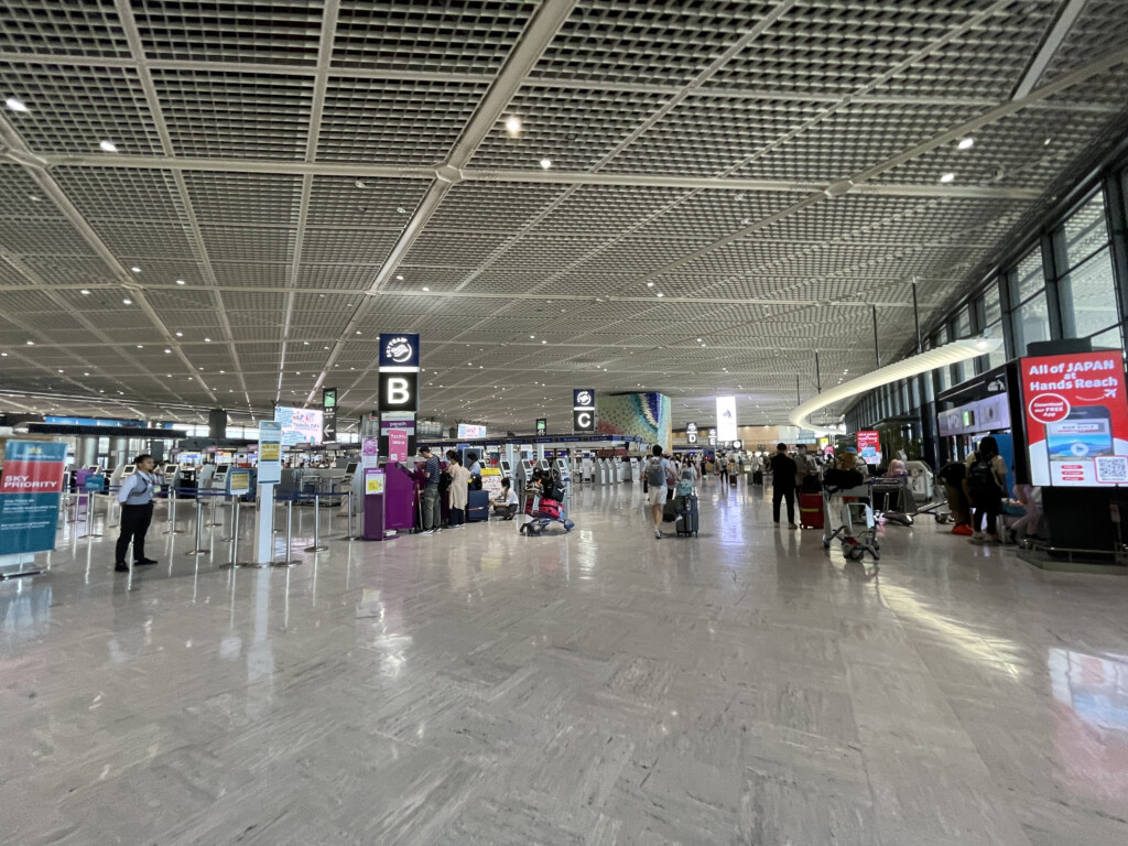 people in an airport