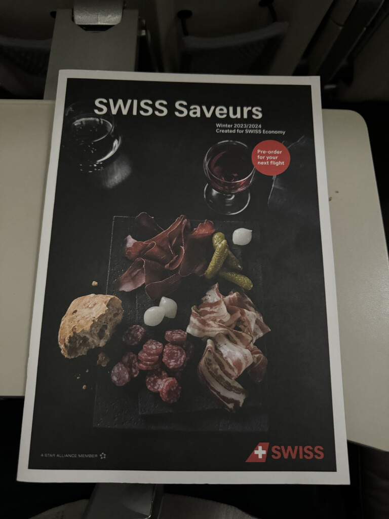 a poster of food on a table