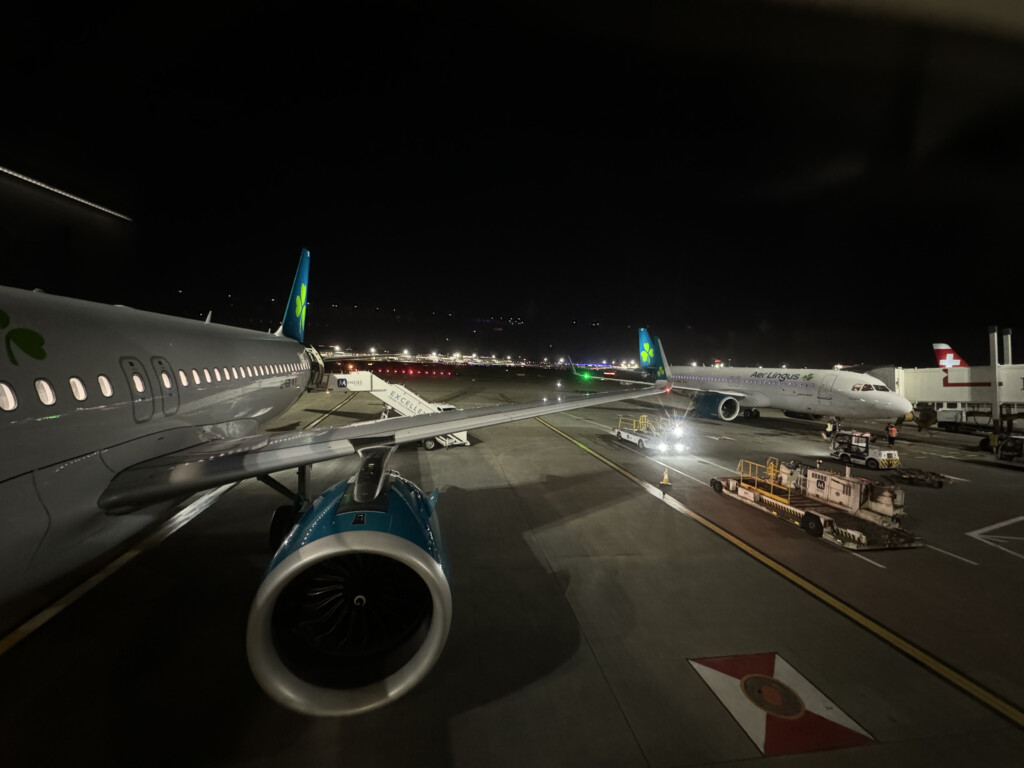 airplanes at an airport