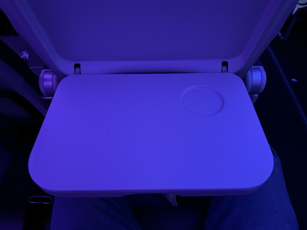 a seat in a plane