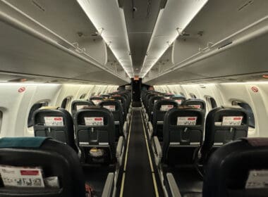 an airplane with seats