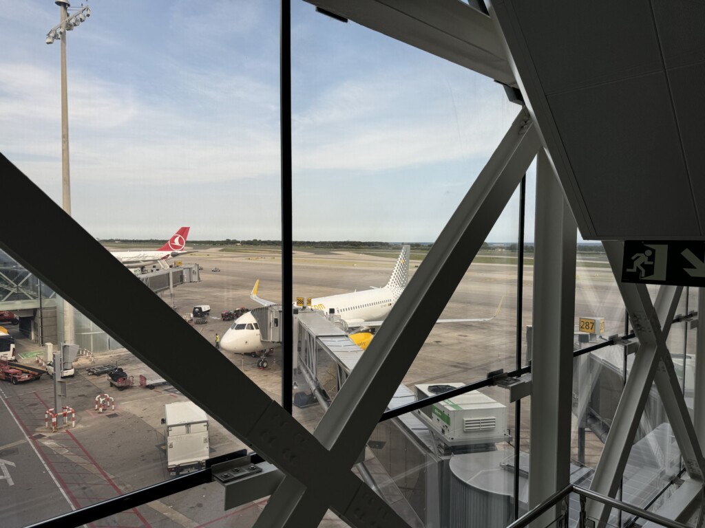 a view from inside of an airport