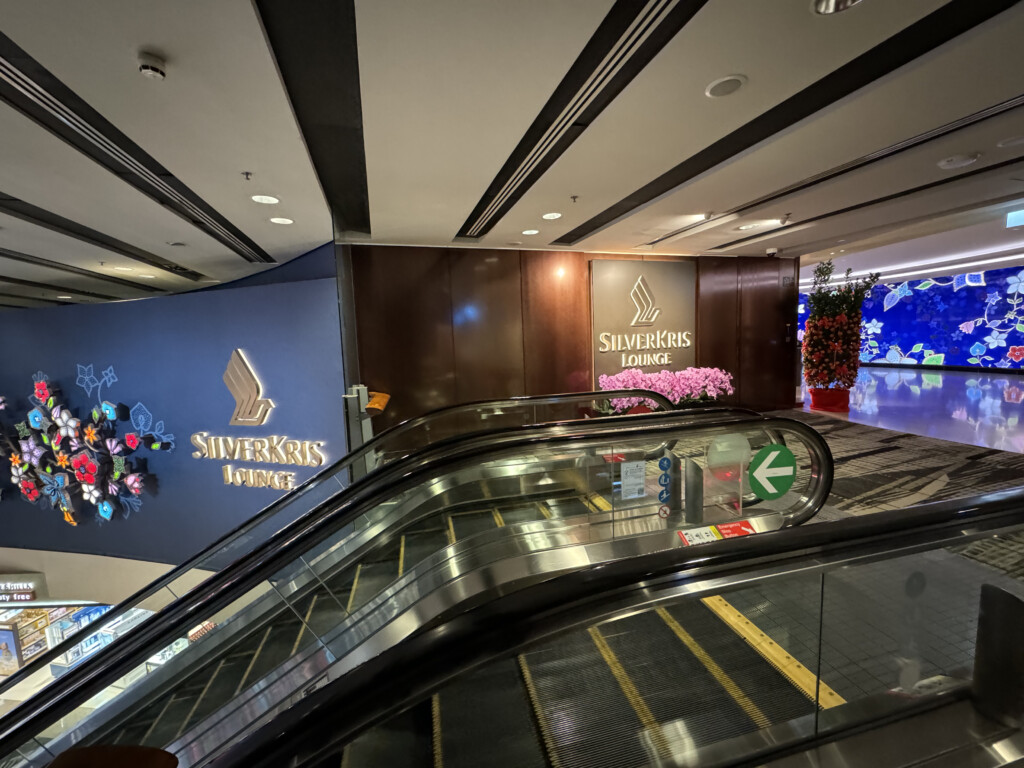 a escalator in a building