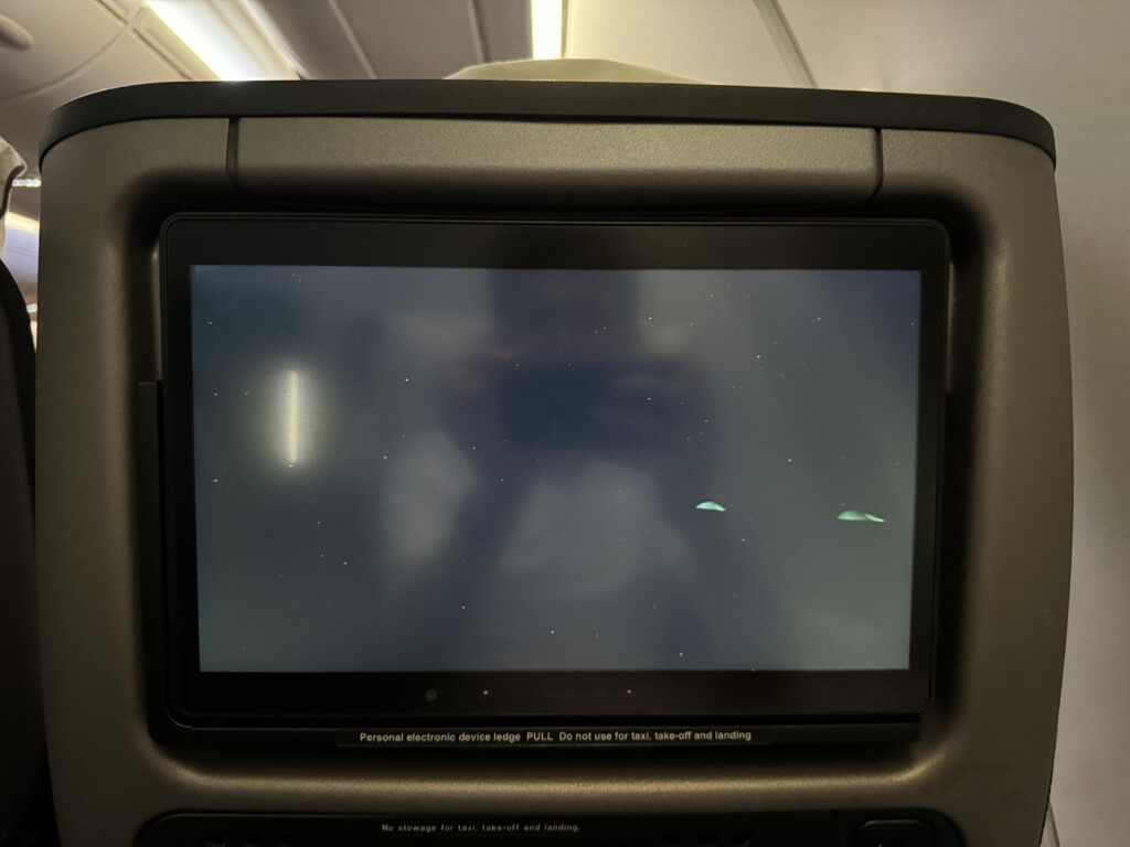 a screen on a plane