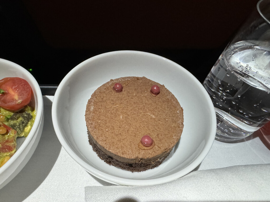 a plate of food on a table