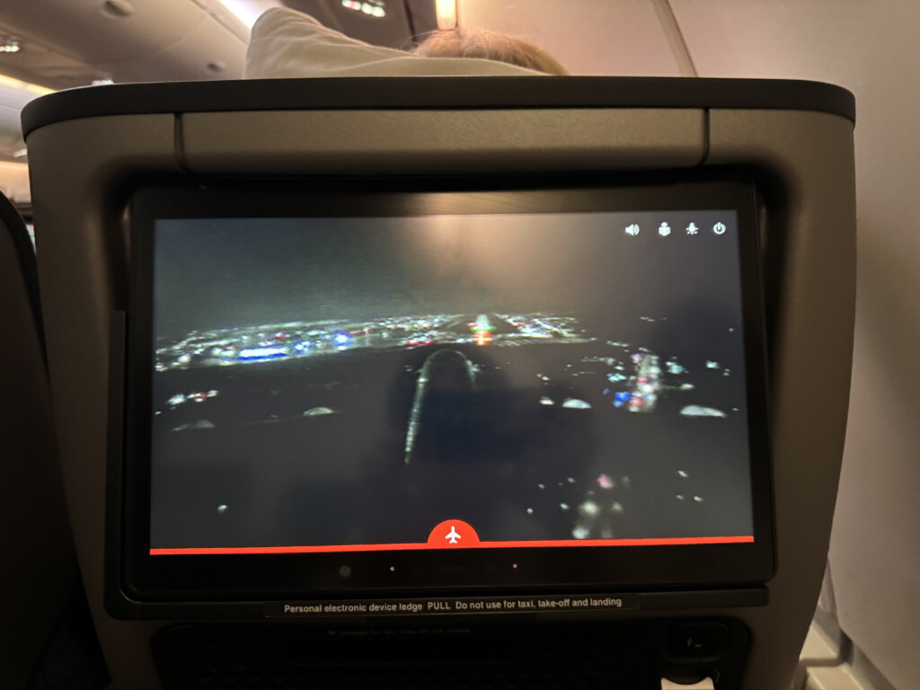 a screen on a plane