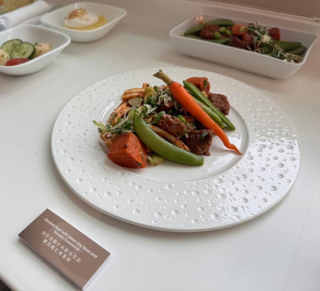 a plate of food on a table