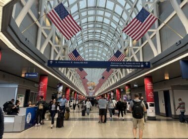 people walking in a terminal