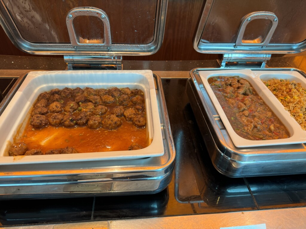 a group of food in containers