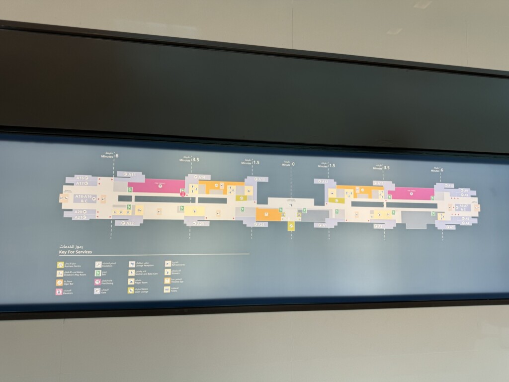 a screen on a wall