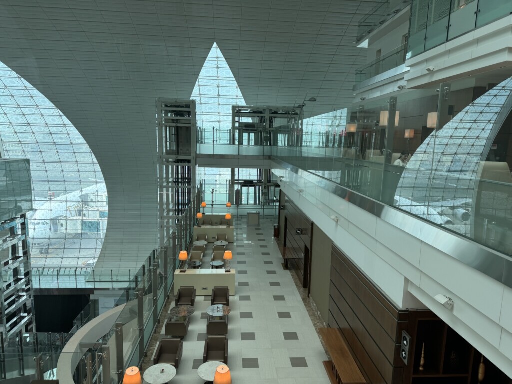 a room with tables and chairs