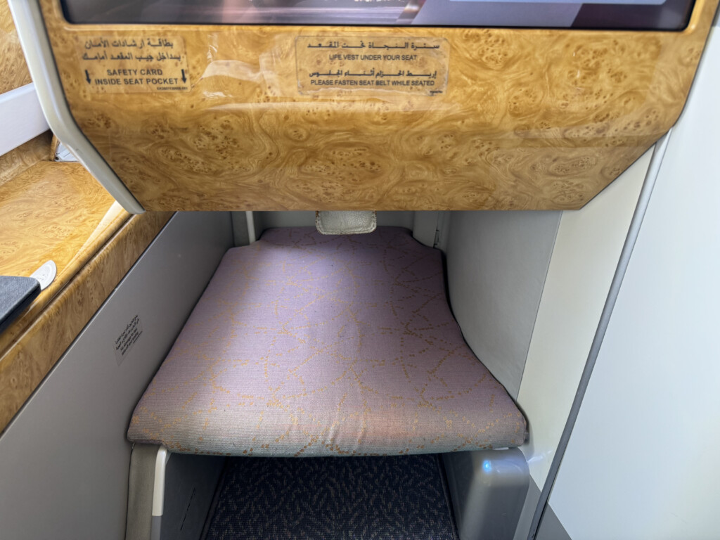 a seat on a plane