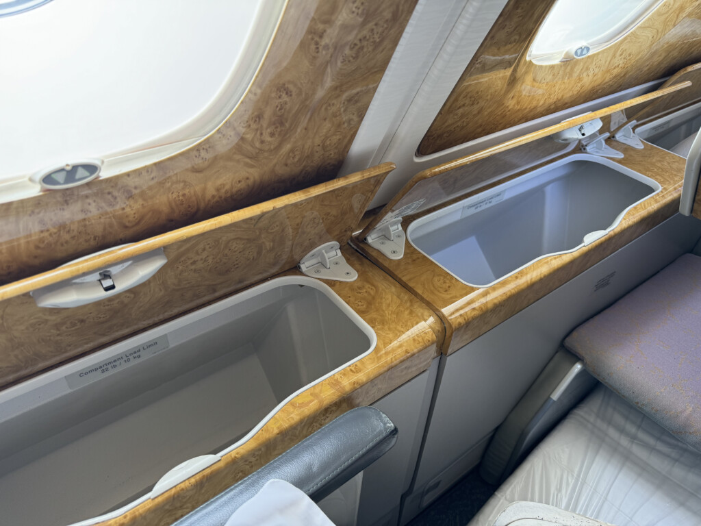 a two bins in a plane
