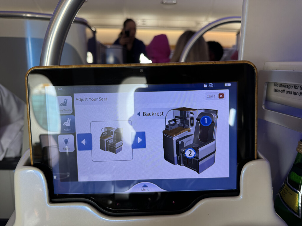 a screen on a device