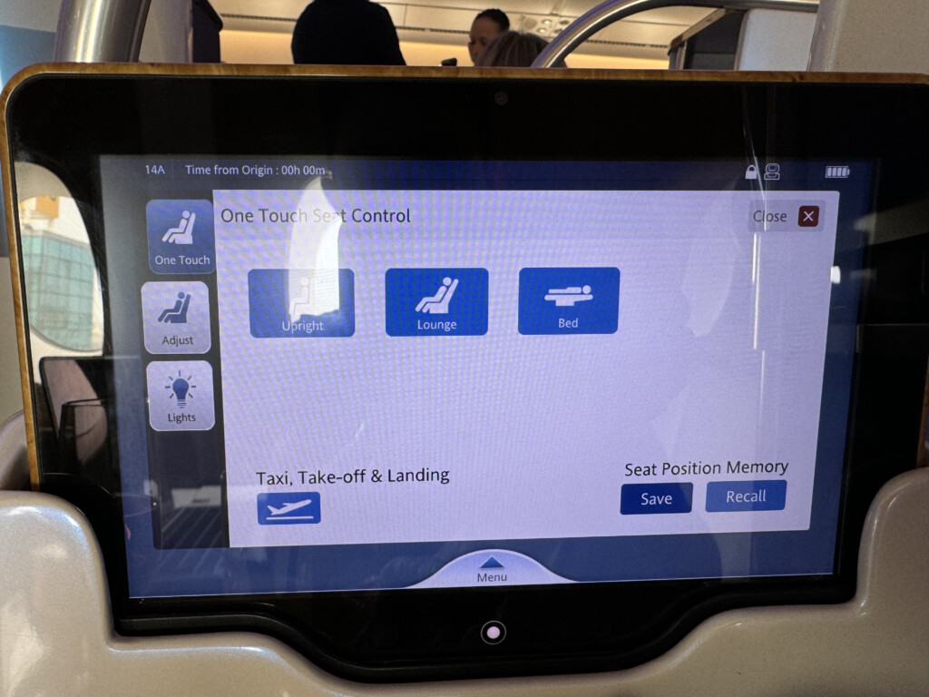 a screen on a plane