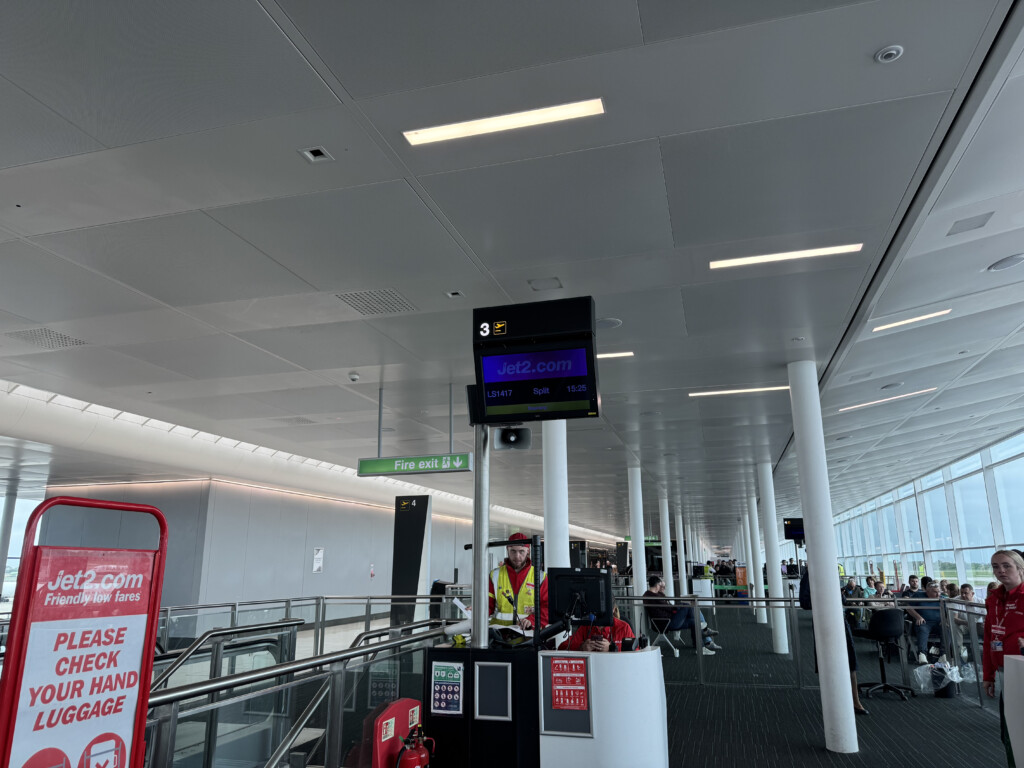 a man standing in a terminal