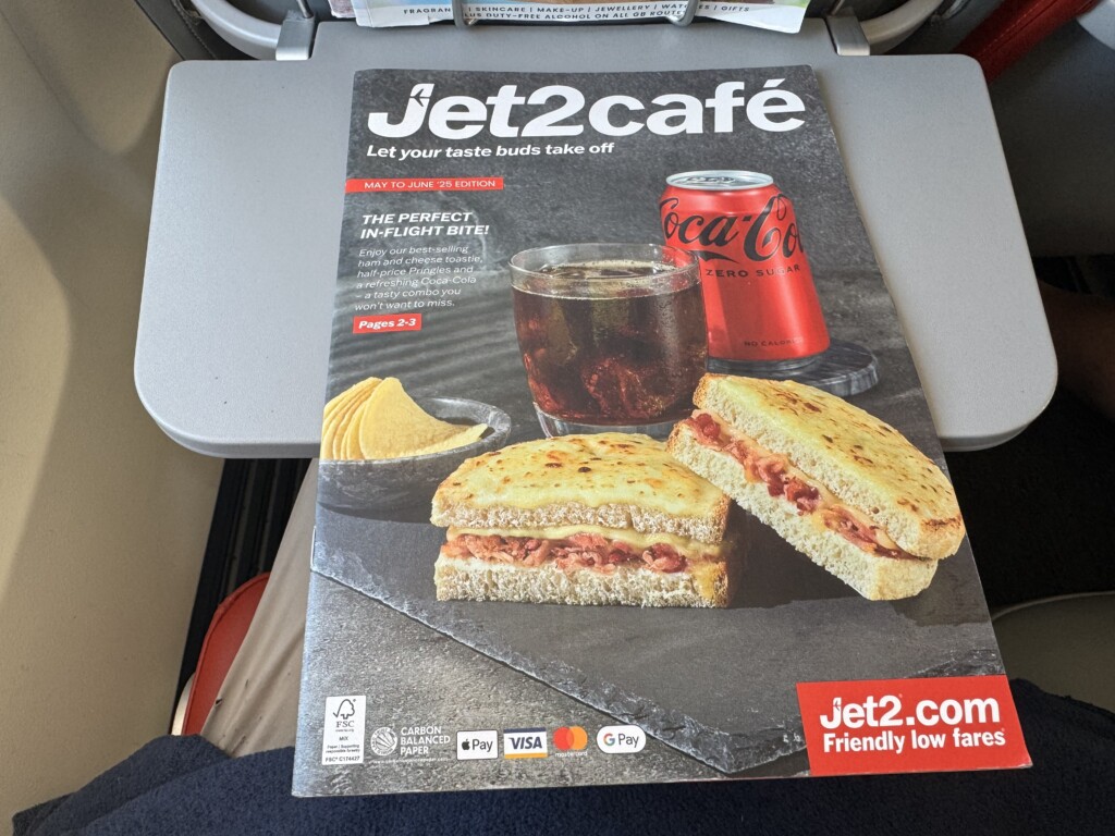 a food on a table