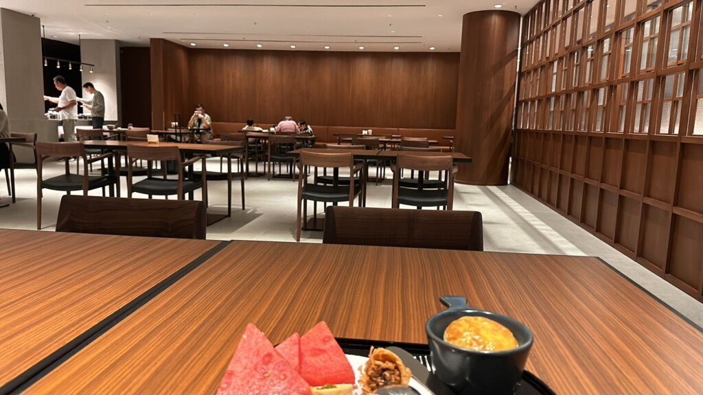 a plate of food on a table