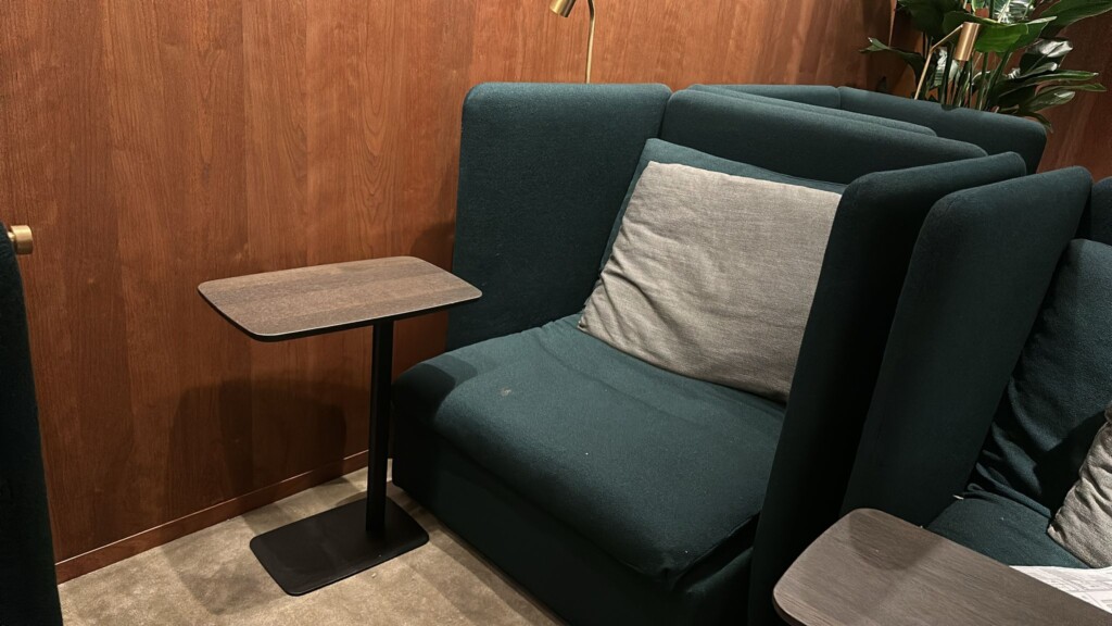 a chair and a table