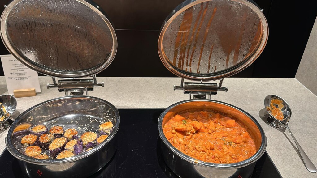 a food in a pan