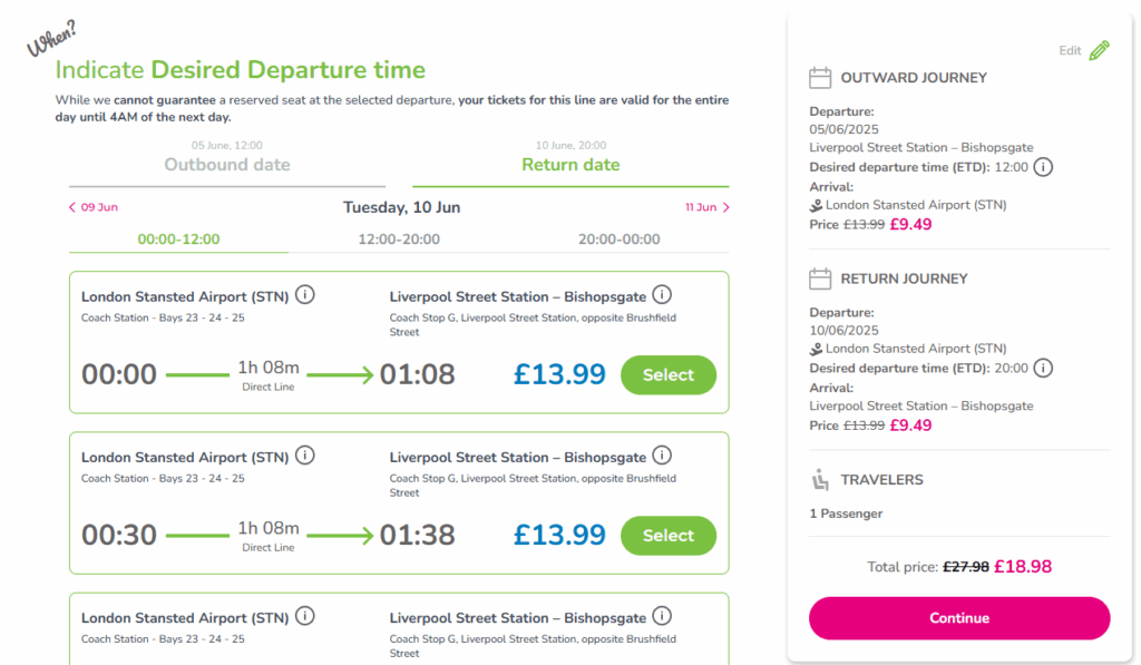 a screenshot of a train ticket