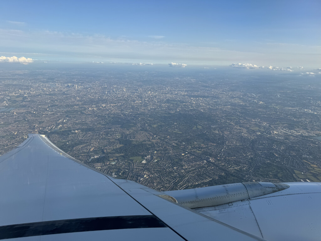 an airplane wing and wing of an airplane