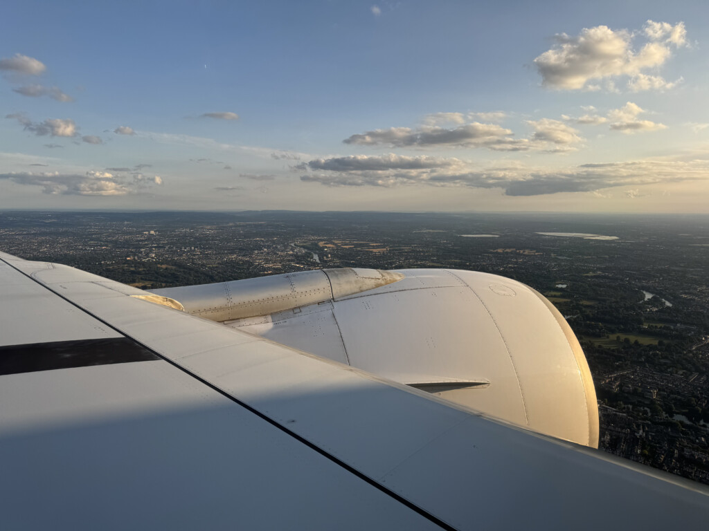 an airplane wing and wing of an airplane