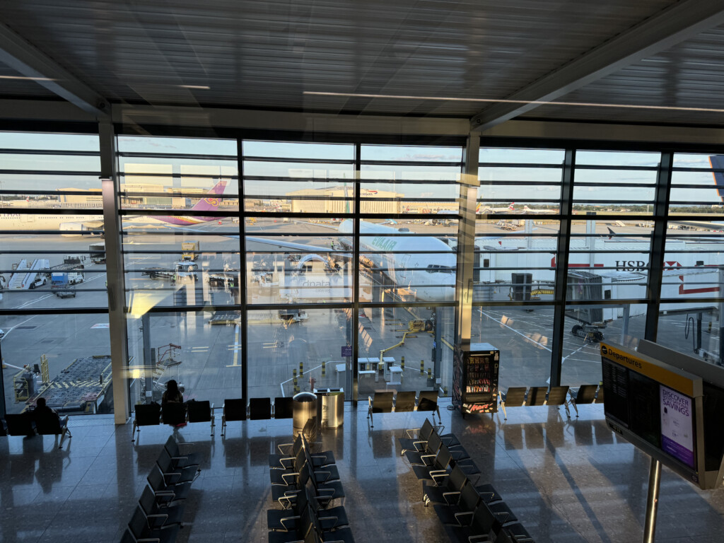 an airport with many seats