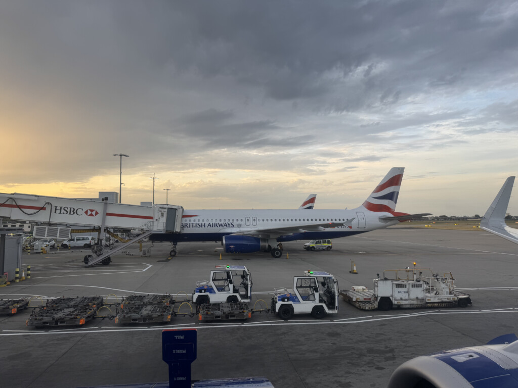 a plane on the tarmac