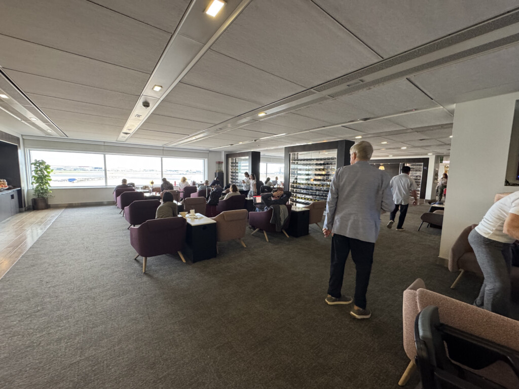 a group of people in a room