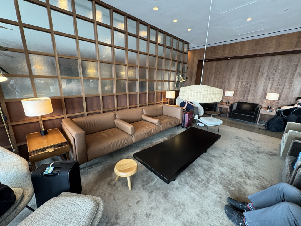 a room with a couch and a table