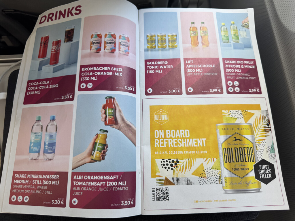 a book with a variety of beverages